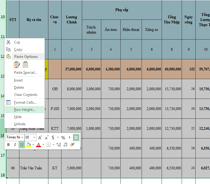 cach-gian-dong-trong-excel