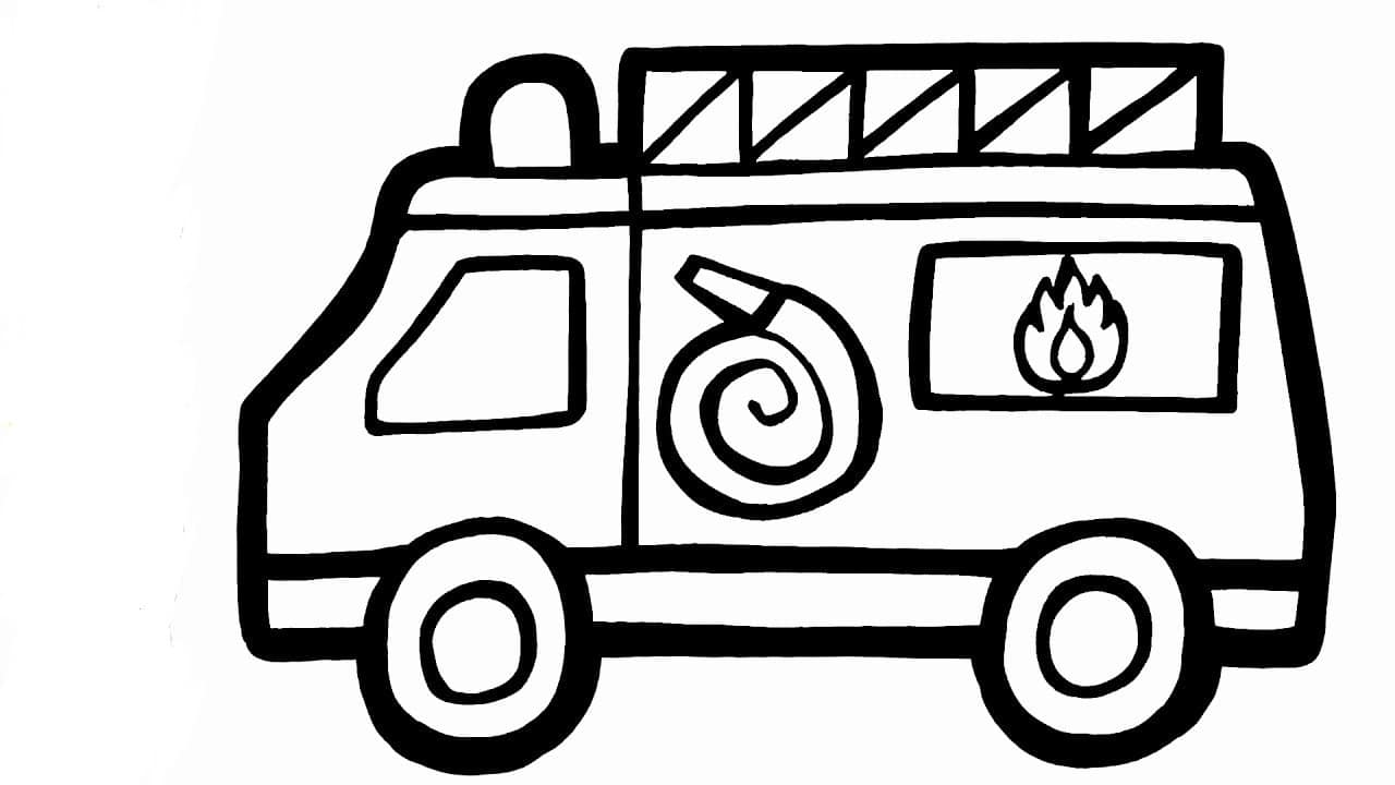 Chia sẻ với hơn 69 về tranh tô màu xe cứu hỏa  cdgdbentreeduvn