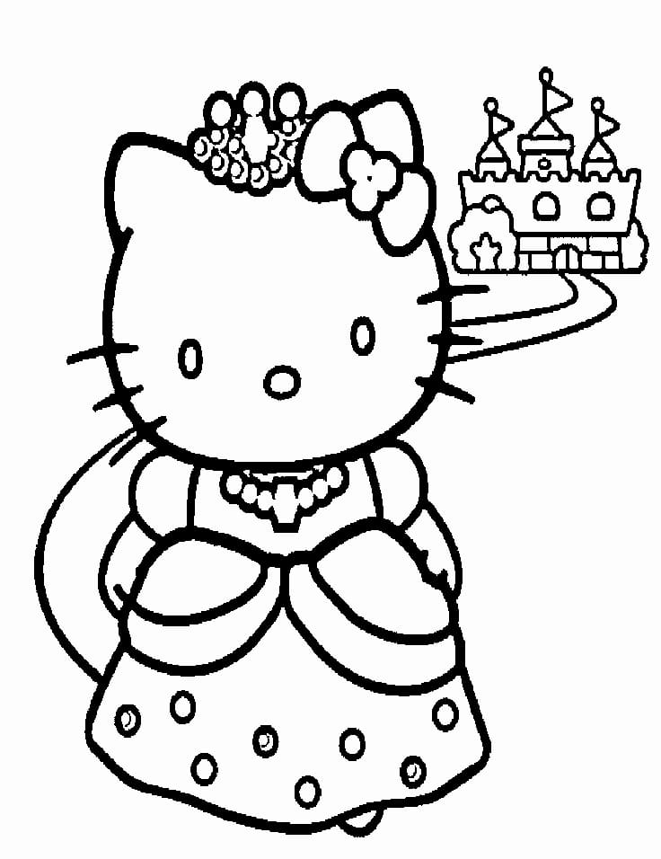 Tốp 101 Tranh Tô Màu Hello Kitty Đẹp Nhất
