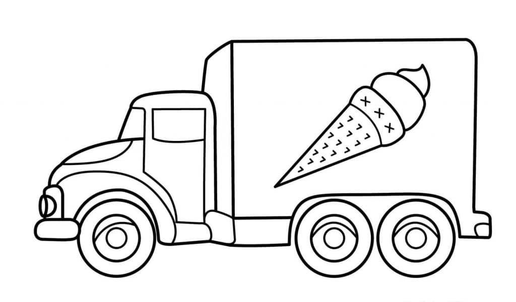 Vẽ Xe tải Truck car drawing and coloring for kids  YouTube