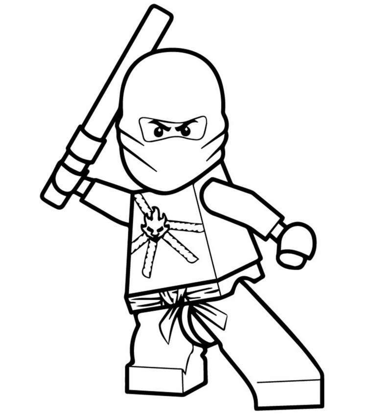 Tổng hợp tranh tô màu ninja siêu dễ thương cho bé