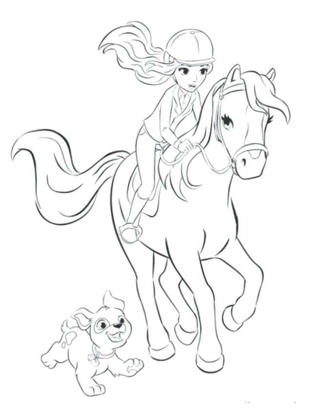 Bộ sưu tập tranh tô màu con ngựa dễ thương cho bé