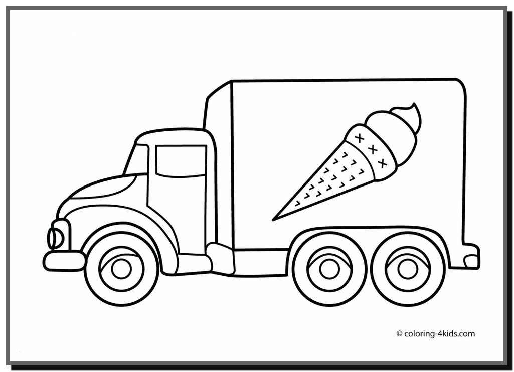 Tuyển tập tranh tô màu xe tải đẹp nhất cho bé