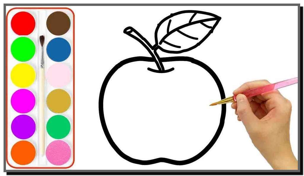 Tổng hợp tranh tô màu quả táo đẹp nhất cho bé mỗi ngày