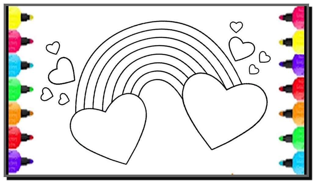 Tuyển tập tranh tô màu hình trái tim đẹp nhất cho bé 1
