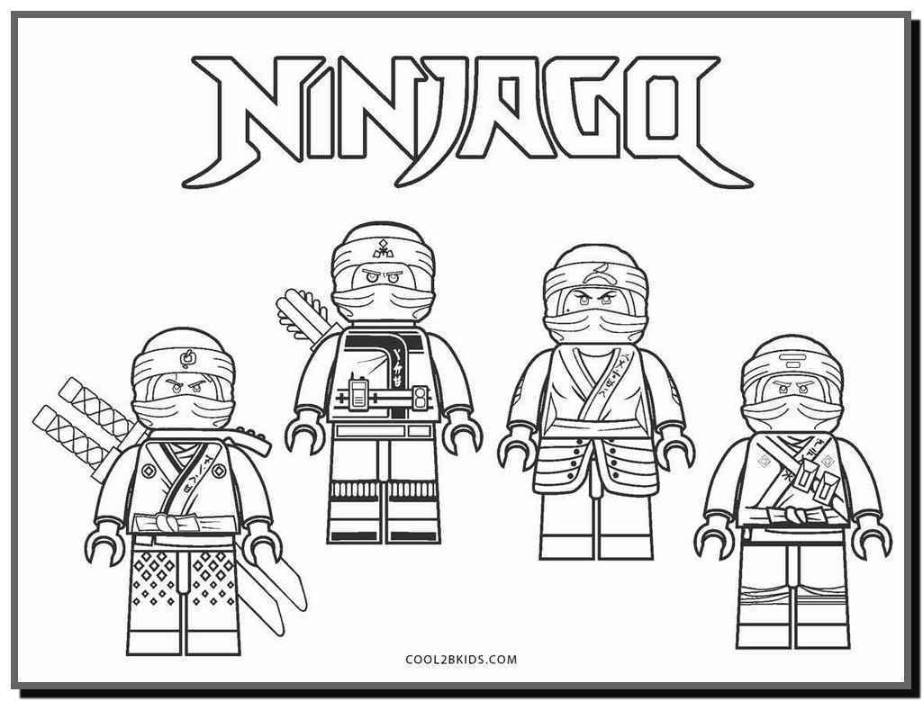Tuyển tập tranh tô màu Ninjago đẹp nhất cho bé