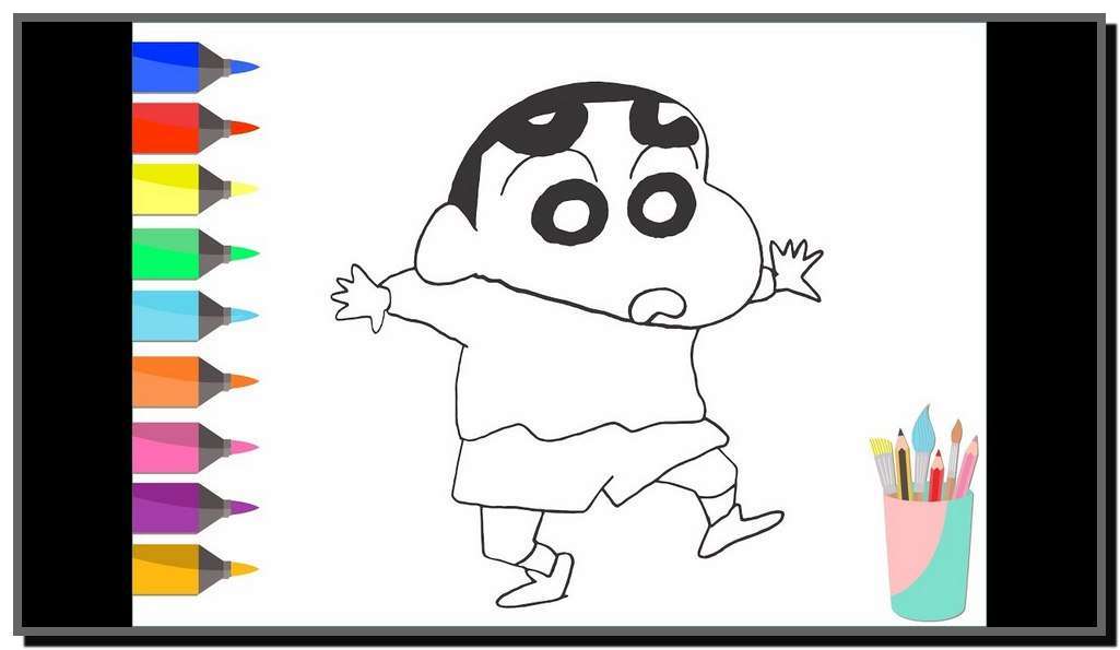 Tổng hợp những bức tranh tô màu của cậu bé bút chì Shin