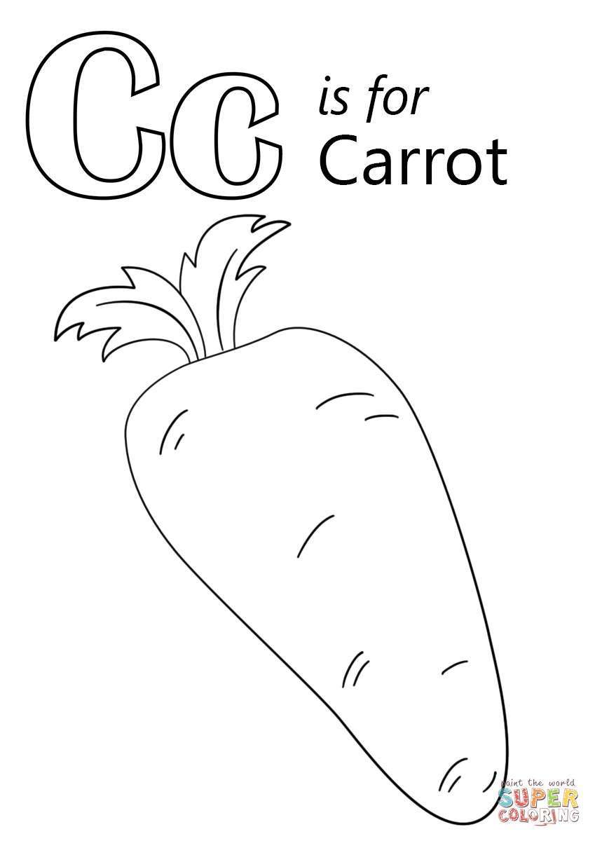 Tuyển tập tranh tô màu củ cà rốt đẹp nhất cho bé