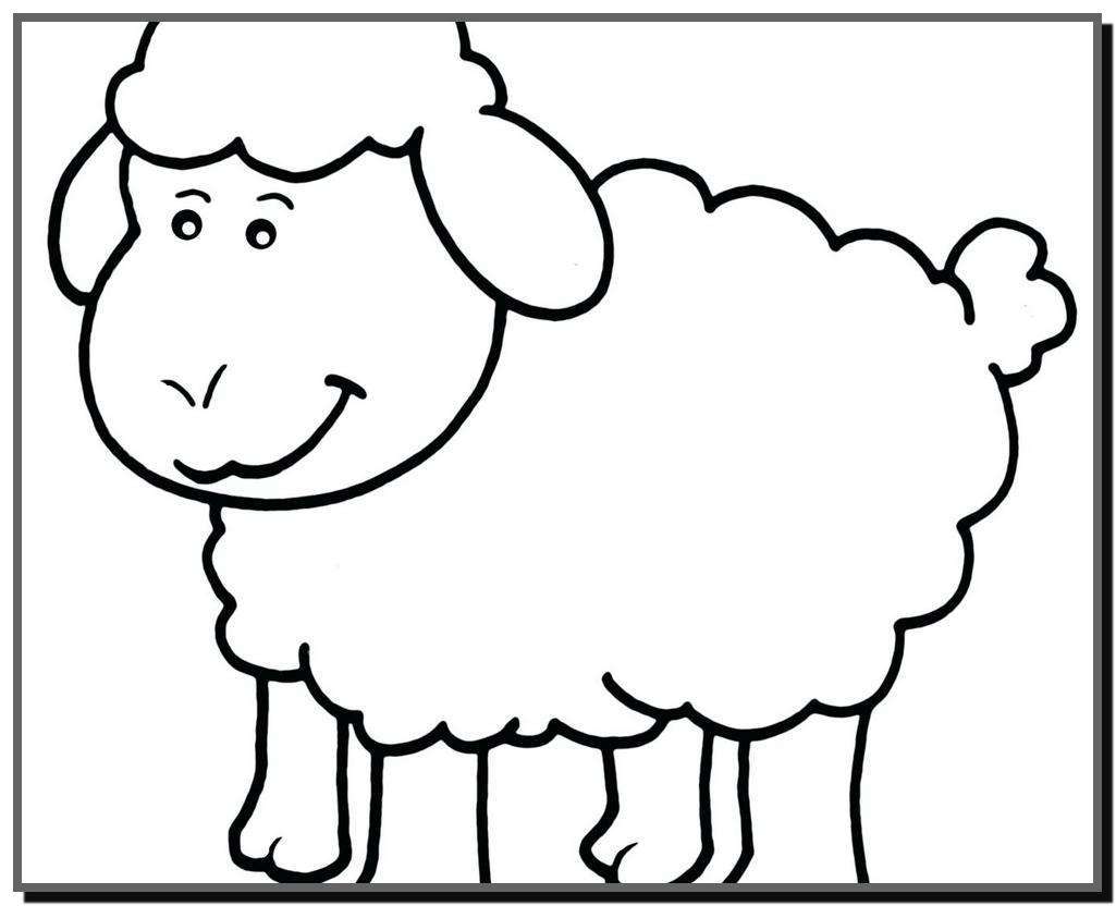 Tổng hợp tranh tô màu chú cừu con đẹp nhất