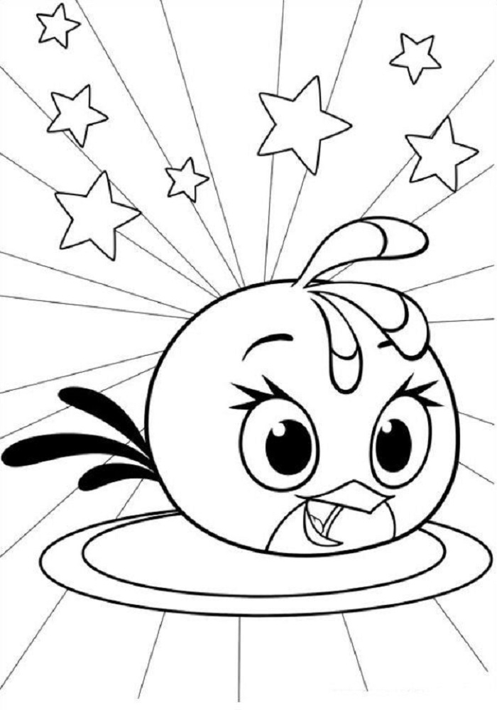Tuyển tập tranh tô màu Angry Birds đẹp nhất cho bé