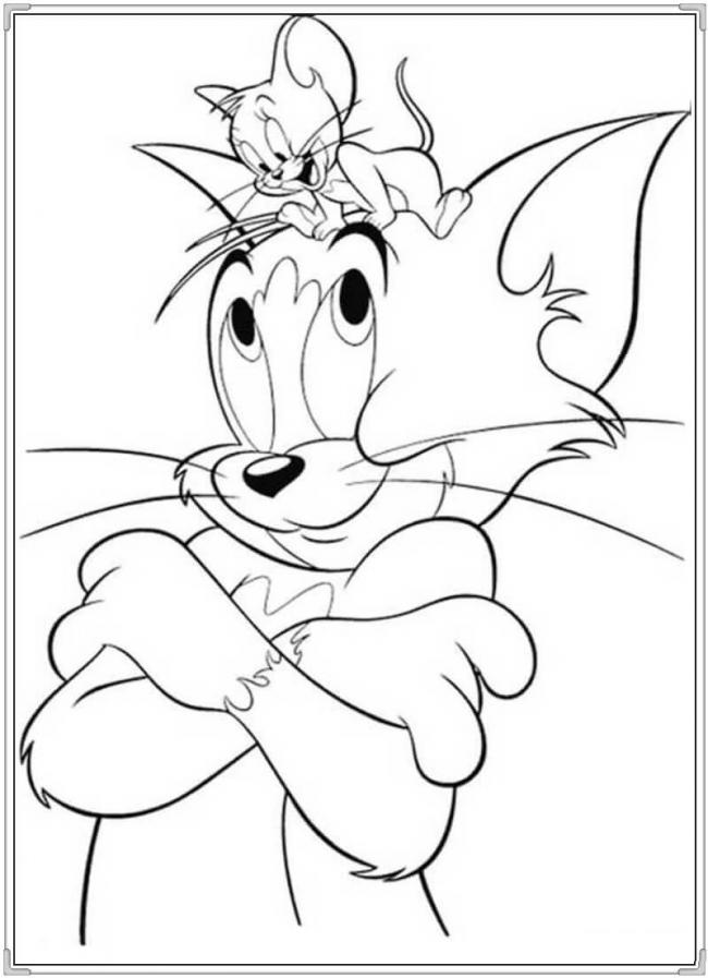 Tổng hợp những bức tranh tô màu Tom và Jerry đẹp nhất cho bé