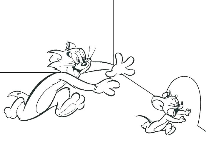 Tổng hợp những bức tranh tô màu Tom và Jerry đẹp nhất cho bé