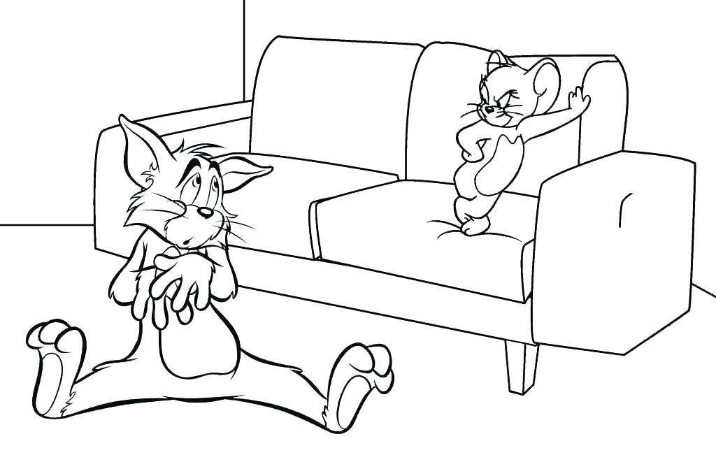 Tổng hợp những bức tranh tô màu Tom và Jerry đẹp nhất cho bé