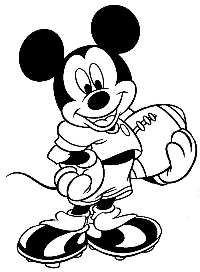 Tuyển tập những bức tranh tô màu chuột Mickey đẹp nhất