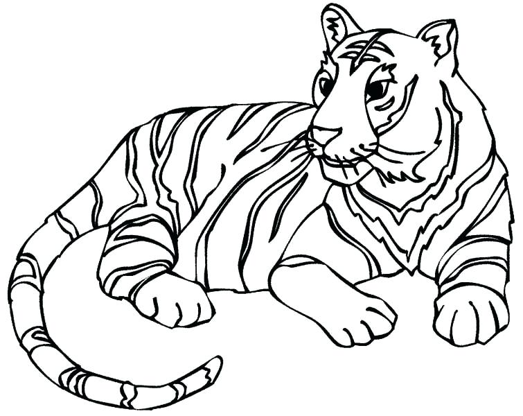 Tổng hợp những tranh tô màu con hổ hay nhất