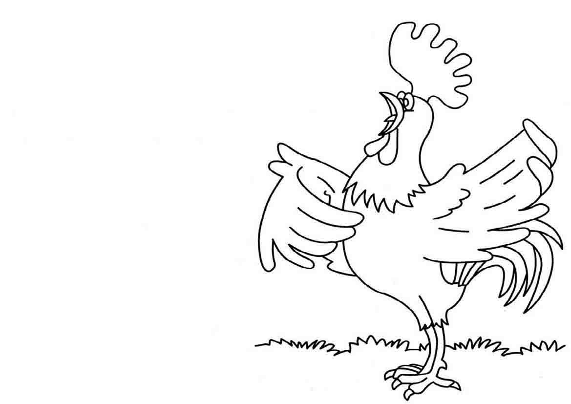 Hướng dẫn cách vẽ CON GÀ TRỐNG đơn giản - How to draw Rooster | Zoom Zoom  TV - YouTube