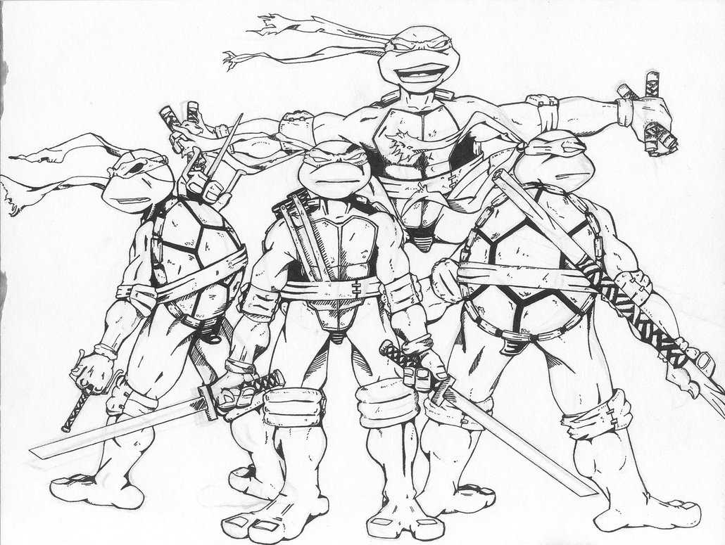 Cách vẽ Ninja Rùa - Dạy Vẽ