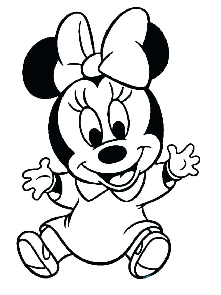 Bộ tranh tô màu chuột Mickey ngộ nghĩnh, đáng yêu cho bé