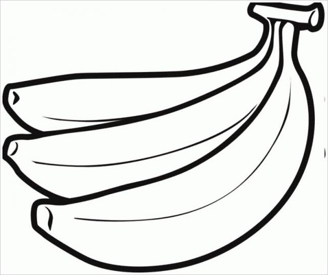 Tuyển tập tranh tô màu quả chuối đẹp nhất