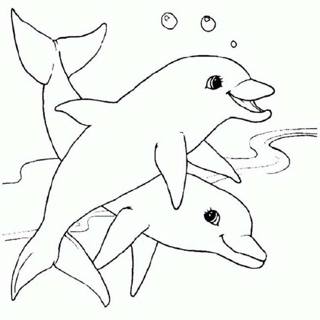 Tranh cho bé tô màu con cá mập 3 « in hình này
