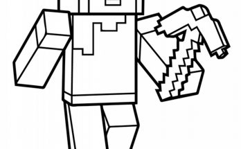 Tuyển tập những bức tranh tô màu Minecraft đẹp nhất dành cho trẻ em
