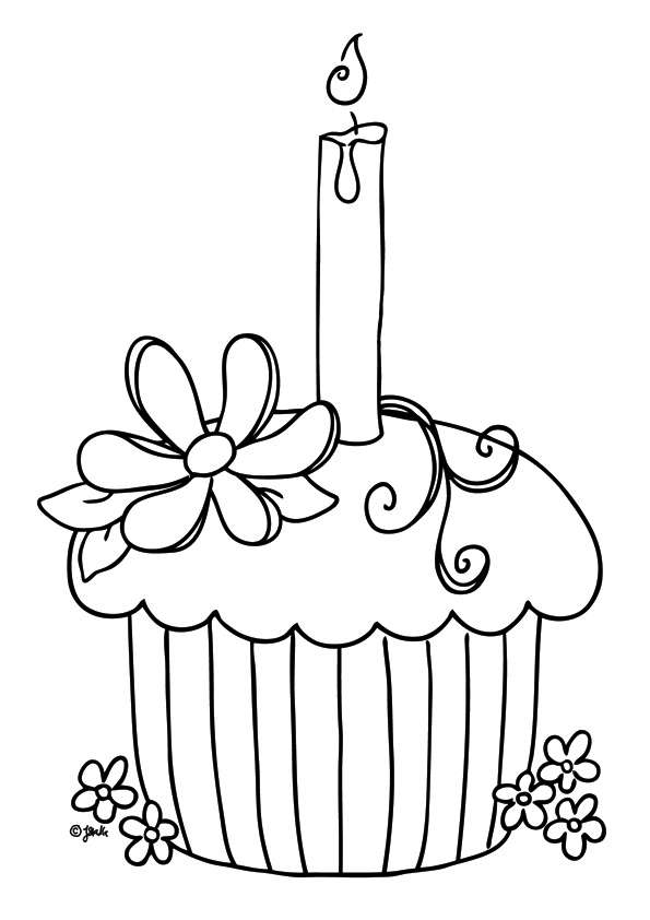 Cùng Bé Tập Vẽ và tô màu bánh sinh nhật siêu cute - HOW TO DRAW A CUTE  BIRTHDAY CAKE - YouTube