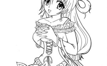 Tuyển tập những bức tranh tô màu anime đẹp nhất